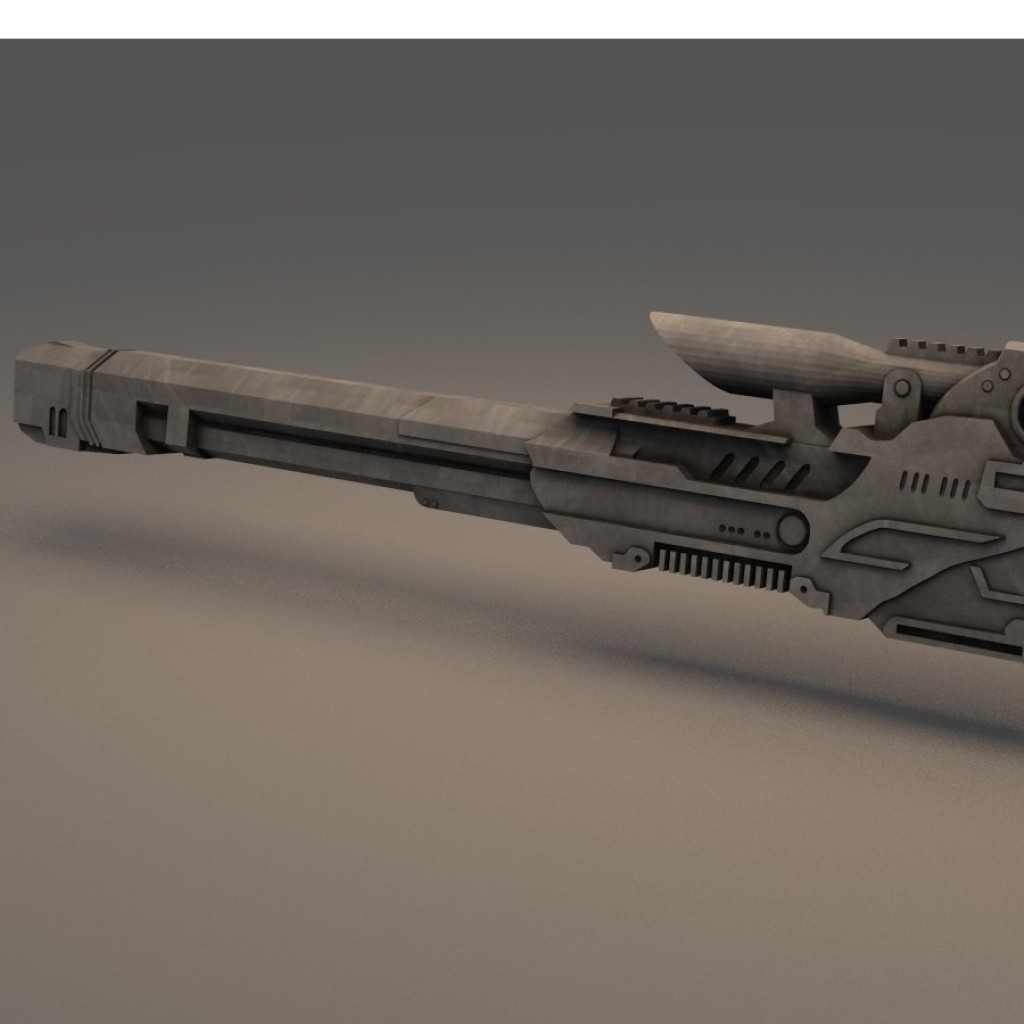 Sci-Fi Sniper-Rifle preview image 5